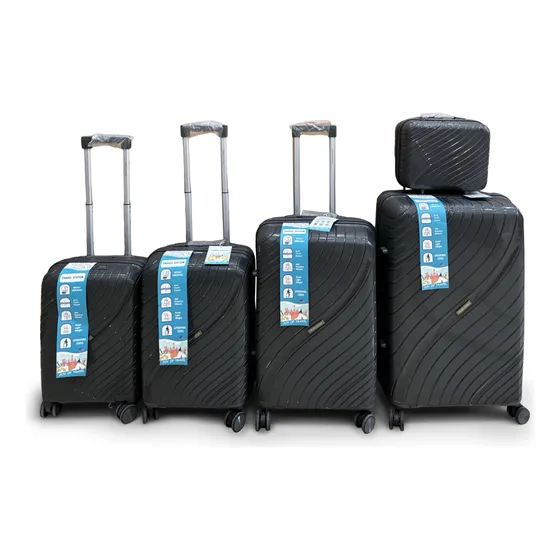 Combo De Maletas De Viaje Travel System 5 Tamaños Seguro Tsa