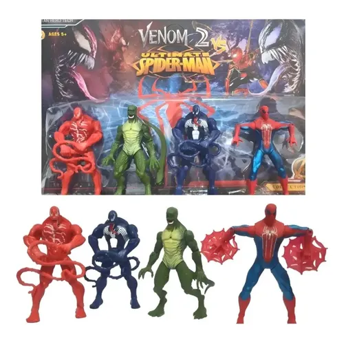 Action Figure Set Jada Toys Marvel Spider-man 4-pack 2.5