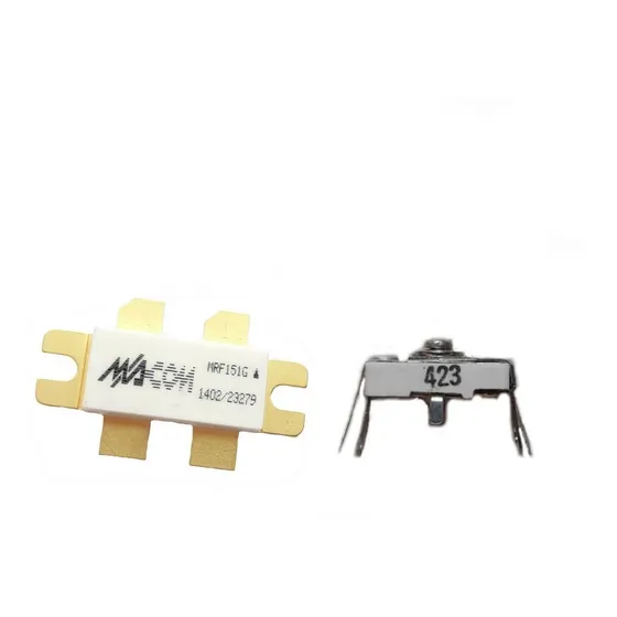 Mrf151g Macom 300w Transistor Fm + Trimer Arco 423 10/100pf