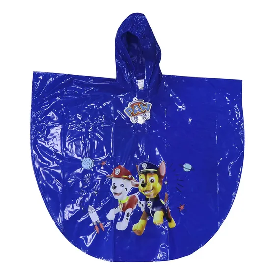 Traje Anti Lluvia Pilot Poncho Infantil Paw Patrol Oficial 