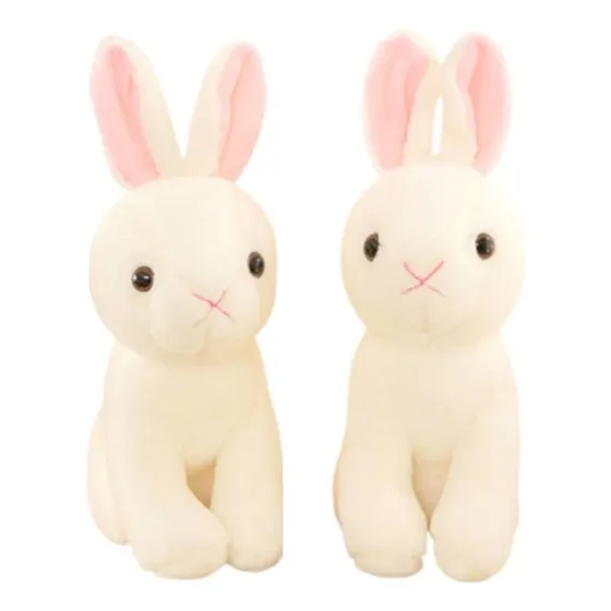 Peluche Conejo Blanco 40cm Importado