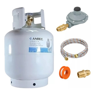 Kit Tanque De Gas Lp 9kg Y Regulador Con Manguera Kit Tanque De Gas Lp 9kg Y Regulador Con Manguera