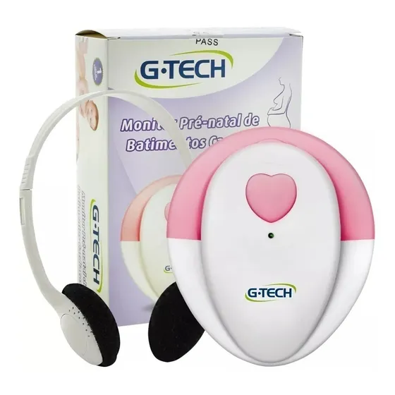 Lindo Monitor Fetal Angel Sounds Com Bateria E Gel Incluso 