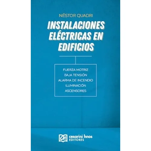 Libro Instalaciones Electricas En Edificios 11 Ed De Nestor