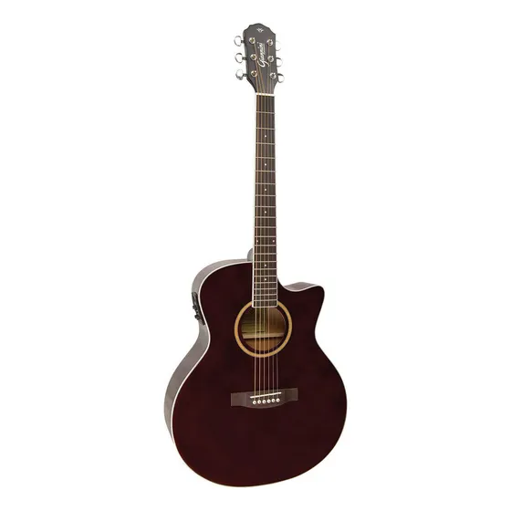 Violao Aço Eletroacustico Giannini Folk Cutaway Gsf3 Ceq Tdw