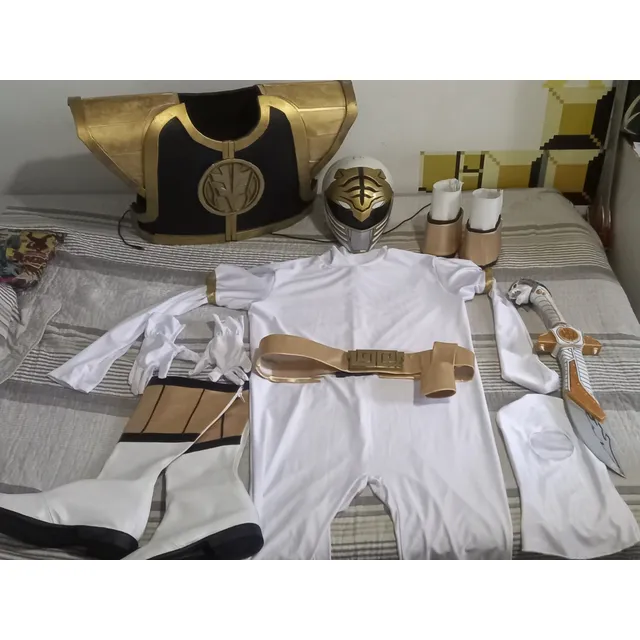 Traje Ranger Branco Feito Por Encomenda 