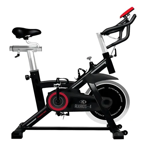 Bicicleta Estatica Spinning Profesional Ultra Silenciosa Color Negro