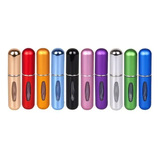 X 3 Perfumeros Recargable 5ml Atomizador Sin Perfume