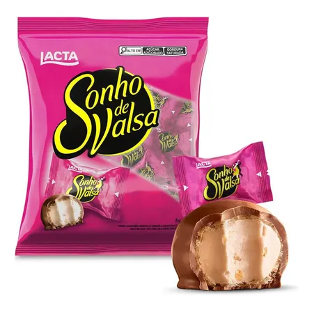 Pacote 1kg Sonho de Valsa wafer