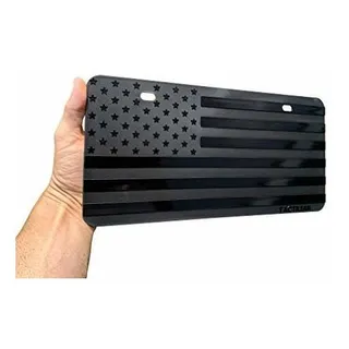 Marco - Embossed American Flag License Plate - 3d Stars And Marco - Embossed American Flag License Plate - 3d Stars And