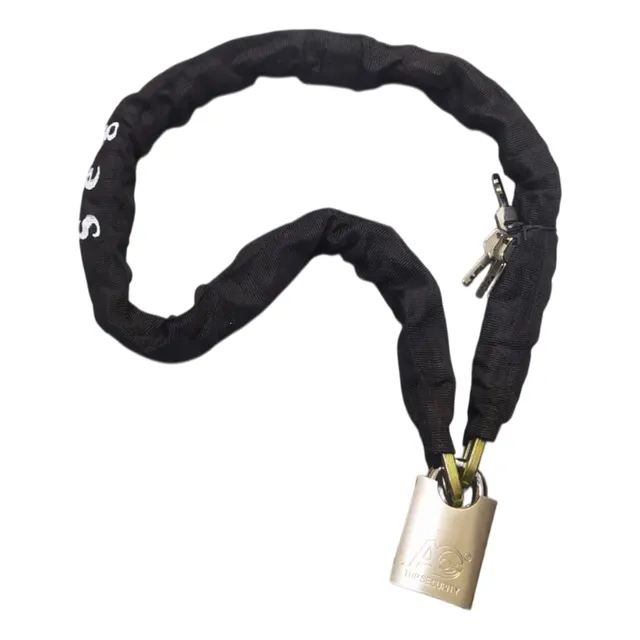 Cadena Linga Candado Seguridad 4 Llaves 120 Cm Centro Motos