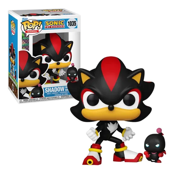 Funko Pop Shadow With Dark Chao 1035 - Sonic The Hedgehog