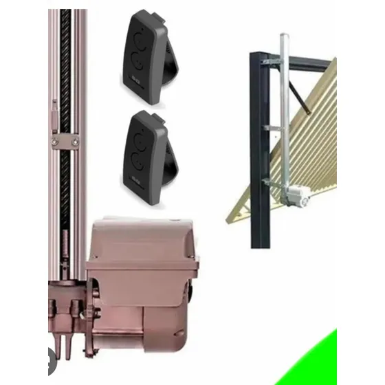 Kit Motor Porton Levadizo Rapido 400kg Seg Verti Duo Paso 80 Frecuencia 433,92mhz Tamaño Del Engranaje Z18