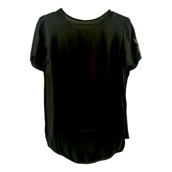 Remera Negra Mariposa Zadig & Voltaire