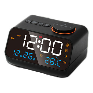Despertador Digital Led Com Função De Rádio Fm, Higrômetro Despertador Digital Led Com Função De Rádio Fm, Higrômetro