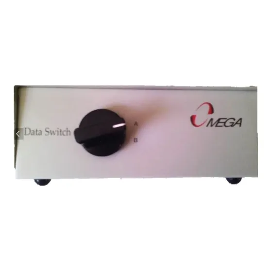 Data Switch Omega De Dos Puertos Paralelo O Serial Usado