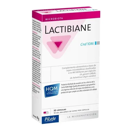 Lactibiane Cnd (30 Caps) Probiótico - Pileje Sabor Sin sabor