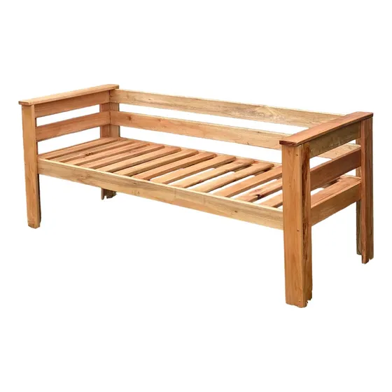 Sillon Camastro 2 Cuerpos Exterior/interior Madera Eucalipto