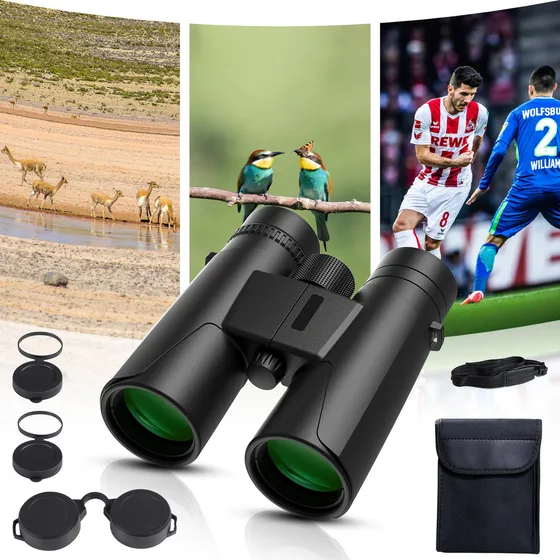 Binóculo Profissional 10x42 Zoom Potente - Alcance Extremo Para Caça, Observação De Aves E Astronomia