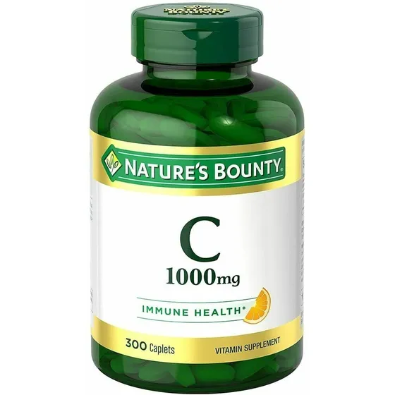 Vitamina C 1000mg (300 Capsulas) Nature´s Bounty Inmunidad