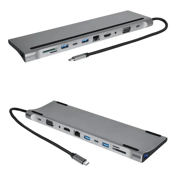 Dockstation Usb-c 11 Em 1 Para Macbook Pro/air/mac Mini  Hu