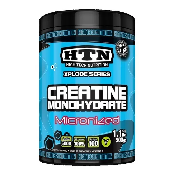 Creatina Monohidrato 500 Grs Htn Creatina Pura Sabor Sin sabor