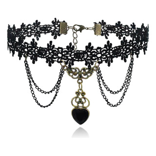 Nalisasa Gargantilla De Encaje Negro Para Mujer, Collar Góti Nalisasa Gargantilla De Encaje Negro Para Mujer, Collar Góti