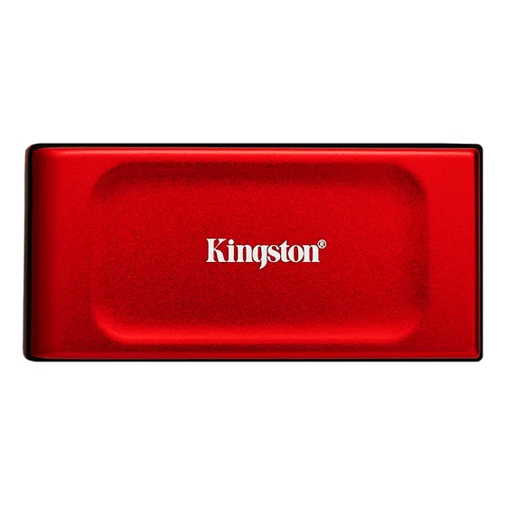 Ssd Externo Kingston Xs1000r 1tb Portátil Interface Usb-c Para Usb-a Velocidade De Leitura Até 1050mb/s Sxs1000r/1000g Usb 3.2 Disco Sólido Externo Cor Vermelho