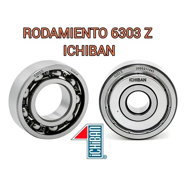 4 Rodamientos 6303 Z Ichiban Medidas 17x47x14 Japonesa