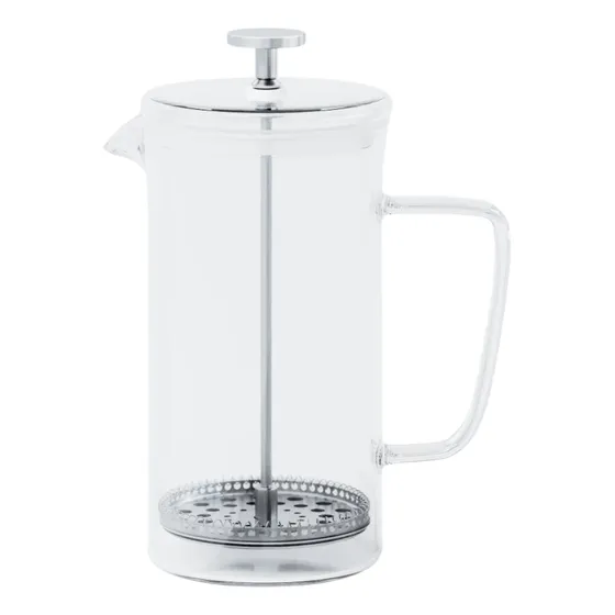 Cafetera Prensa Francesa Vidrio Acero Inox 4tazas Threshold