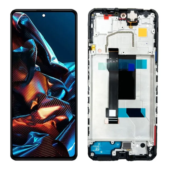 Tela Display Frontal Oled Compatível Poco X5 Pro 5g Com Aro