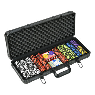 Juego De Fichas De Póquer Soozier Con 6 Denominaciones, 500 Juego De Fichas De Póquer Soozier Con 6 Denominaciones, 500