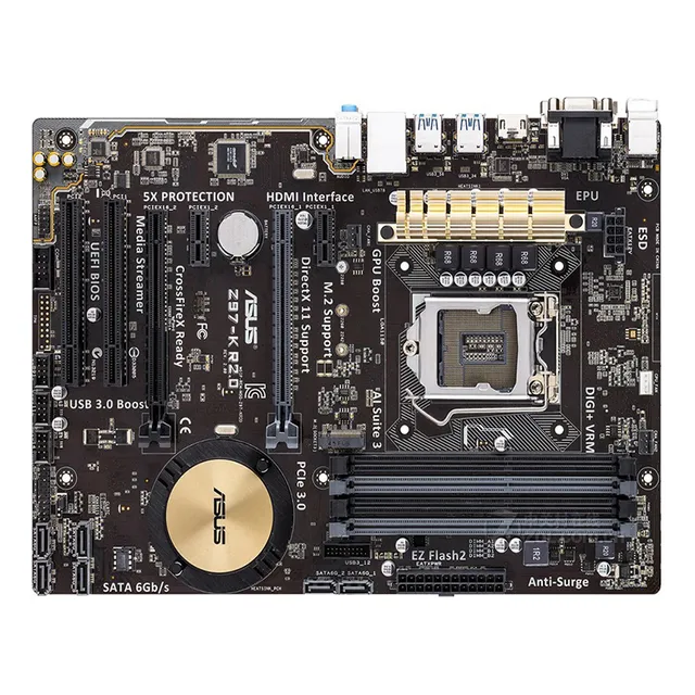 Asus Z97-k R2.0 Base Lga 1150 Ddr3 Atx