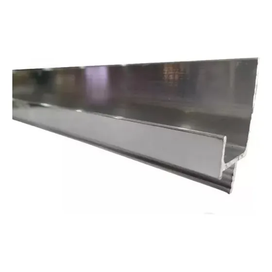 Perfil Tirador Cuadrado 18 Mm Brillante Marca Bari