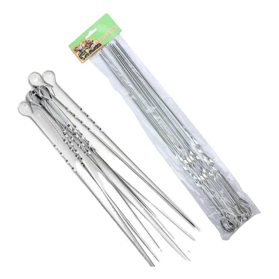 Varilla Para Brocheta Metálica 10 36 Cm 100pz  Weisco.mx
