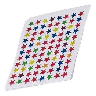20 Hojas Adhesivas De Colores En Forma De Estrella 20 Hojas Adhesivas De Colores En Forma De Estrella