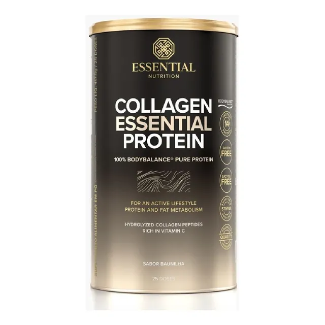 Collagen Essential Protein Baunilha 417,5g Com 25 Doses