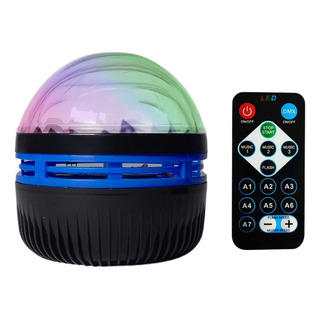 Bola Lámpara Luz Led Rgb Efectos Control Remoto Conexión Usb Bola Lámpara Luz Led Rgb Efectos Control Remoto Conexión Usb