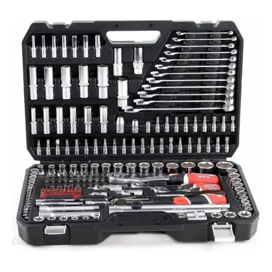 Juego De Dados Yato 216 Pcs Yt-38841 Kit De Herramientas Color Negro