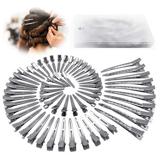 60pcs Metal Duck Billed Hair Clips For Women Styling Sect... 60pcs Metal Duck Billed Hair Clips For Women Styling Sect...