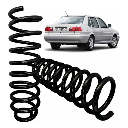 Kit 2 Molas Traseiras Reforçadas Gnv Vw Santana 1985 A 2006