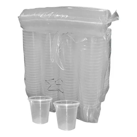 Envase Plástico Transparente, 24 Onzas, Arroz Chino Bulto