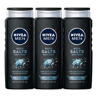 Gel De Baño Nivea Men Deep Clean Rock Salts, 500 Ml, Paquete Gel De Baño Nivea Men Deep Clean Rock Salts, 500 Ml, Paquete