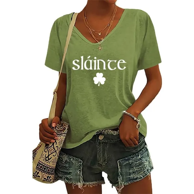 Camiseta Manga Larga Para Mujer Dia San Patricio Sharock
