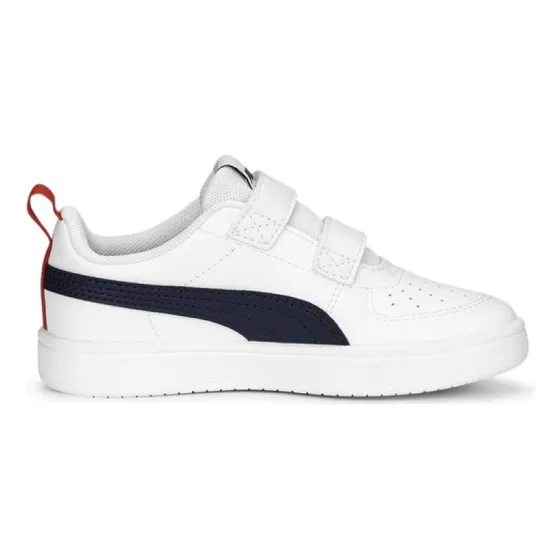 Zapatilla Puma Rickie V Ps 391327 09 Blanco Niño