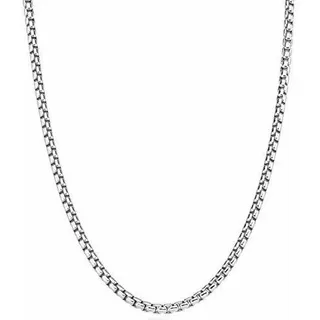 Collar Cadena Cuadrada 925 Plata Italia Collar Cadena Cuadrada 925 Plata Italia