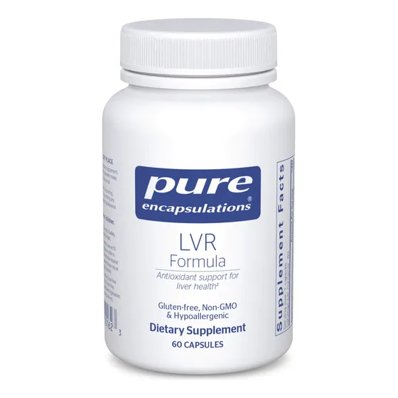 Suplemento Pure Encapsulations Lvr Formula 60 Cápsulas