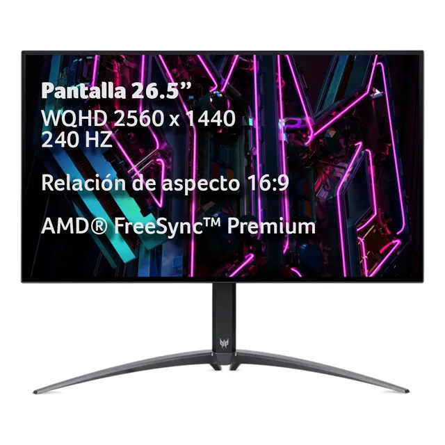 Monitor Gamer Predator 26.5  Wqhd Oled 240hz 0.03ms
