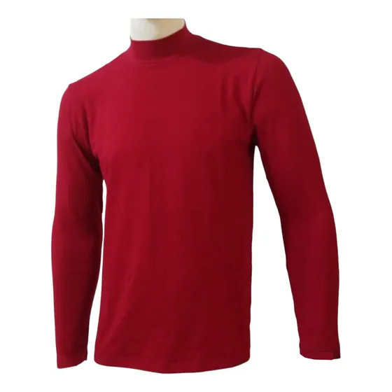 Sueter De Hombre Cuello Perkins Algodón Peruano Pack 3und.
