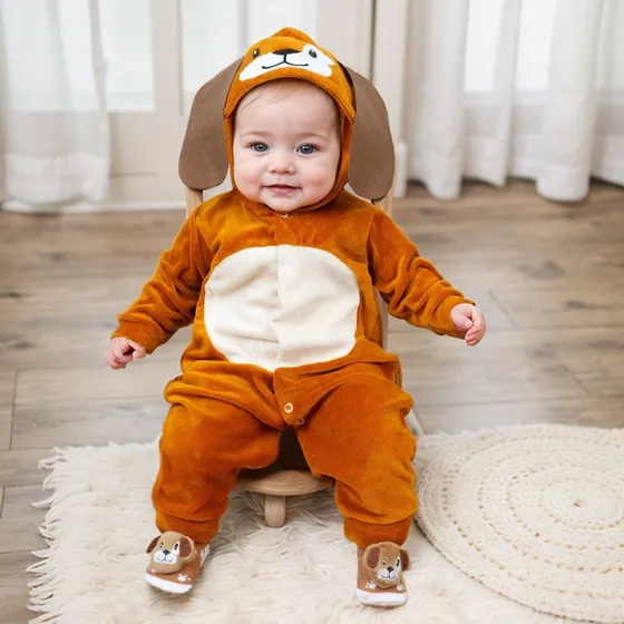 Conjunto Macacão Pantufa Tema Bichinhos Algodão Plush 3d